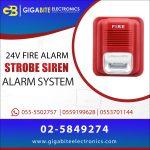Fire Alarm 12-24V with Strobe Siren System
